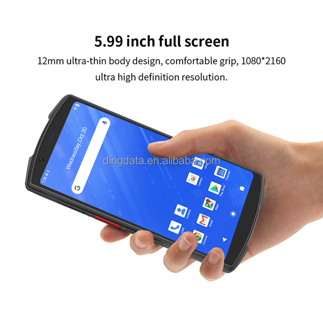 Android Rugged Handheld with 2D Barcode Scanner NFC IP67 Data Collection PDA