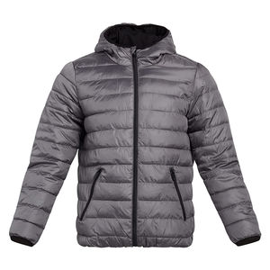 Chaqueta cortavientos acolchada impermeable para hombre, diseño personalizado de alta calidad con cuello levantado, Burbuja de buena calidad para invierno OEM - Product Image 1
