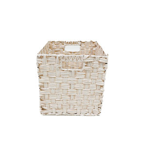 Panier de rangement carré pliable en tissu avec poignée pour l'organisation de la maison, conteneur écologique et pliable - Product Image 1