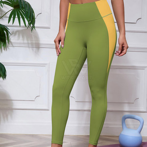 Ropa deportiva, venta al por mayor, mallas de yoga hechas a medida, mallas de Yoga de alta calidad con cintura elástica hechas profesionalmente - Product Image 3
