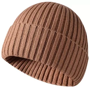 High Quality 100% Wool Stylish <b>Winter</b> Warm Breathable Waterproof Beanie <b>Caps</b> for Unisex in Custom Colors and Sizes - Product Image 2