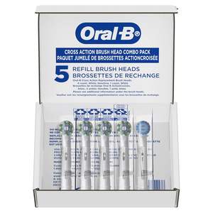 Cabezales de repuesto para cepillo de dientes eléctrico Oral-B FlossAction, blancos, 4 unidades + 1 blanco sensible - Product Image 3