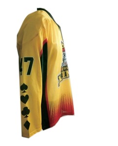 Venta al por mayor de uniformes naranjas de béisbol y softbol personalizados para hombres sublimación completa con nombre y número de equipo servicio OEM disponible - Product Image 2