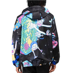 Chaqueta Anorak para Hombre, Estilo Urbano, Color Liso, Diseño Elegante, Fabricada en Poliéster con Interior de Nailon, Cortavientos - Product Image 2