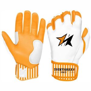Gants de frappeur de baseball en cuir véritable unisexe, respirants, de haute qualité, personnalisables, durables, avec support pour le poignet - Product Image 1