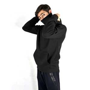 เสื้อสเวตเตอร์มีฮู้ดของผู้ชาย OEM เสื้อสเวตเตอร์มีฮู้ดแบบสตรีทแวร์หน้ากากนินจาทรงพอดีตัวรุ่นปกติผ้าคอตตอน100% ซับในสีทึบ - Product Image 5