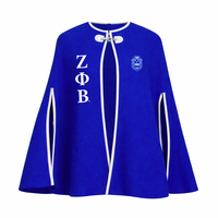Cape châle pour femme Zeta Phi Beta Sorority, poncho élégant en laine, cape d'épaule, châle grec, cape d'extérieur