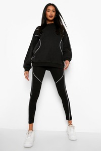 Survêtement en molleton 100 % coton pour femme, personnalisé, respirant, à motif uni brodé, à capuche, longueur intégrale, coupe classique, tenue décontractée - Product Image 4