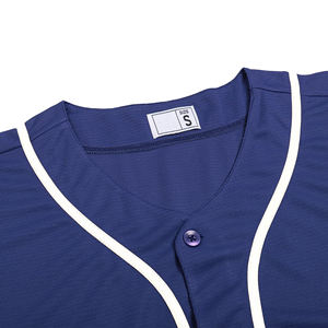 Maillot de baseball brodé de haute qualité, personnalisable avec le nom et le numéro de l'équipe, logo personnalisable, ajustement flexible, style d'équipe - Product Image 3