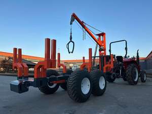 <span class=keywords><strong>Treuil</strong></span> ATV manuel et télécommandé Remorque forestière avec capacité de charge de 2 tonnes pour le chargement de grumes et les applications de machines à bois - Product Image 3