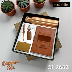 Juego de Regalo 3 en 1 con Botella Perfecta, Cuaderno A5 de Lujo y Bolígrafo, Juego de Regalo para Oficina, Trabajo, Negocios Corporativos, Ideas a Precio de Mayoreo - Product Image 2