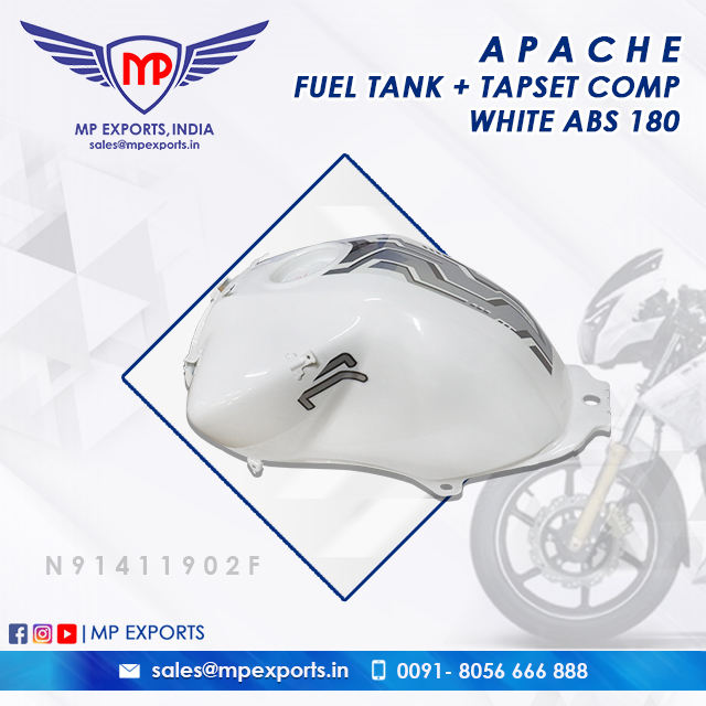 Apache 180 Abs Petrol Tank Priced TVS Apache Fuel Tank Tapset COMP