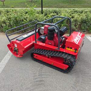 Tracteur à gazon industriel sans fil, essence/pétrole, qualité bricolage, avec bac de ramassage, châssis en acier, puissance 5,5 CV, hauteur réglable pour les grandes surfaces - Product Image 2