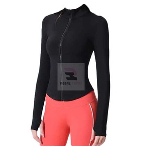 Hauts de yoga pour femmes à manches longues Gym Running Fitness Hoodies - Product Image 6