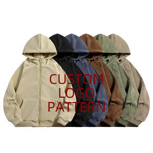 Sudaderas con capucha de algodón pesado 400 GSM Sudaderas cómodas transpirables para clima frío - Product Image 2