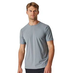 T-shirt de fitness pour hommes de haute qualité tissu tricoté respirant confortable pour les entraînements en cours d'exécution activités de plein air - Product Image 1