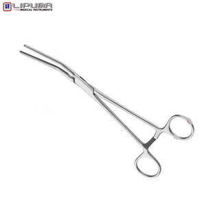 Abrazaderas atraumáticas POTTS en ángulo quirúrgico 22 cm tejido vascular delicado instrumentos médicos precio al por mayor - Product Image 6