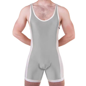Singlet de Lucha Libre de Alta Calidad, Transpirable, de Secado Rápido, de Spandex/Poliéster, Uniformes Sublimados Personalizados, Precio Económico para Hombre - Product Image 1