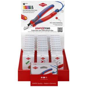For Knipex KNIPEXTEND 2 Counter Display TetheredTool Clips ColorCode Interfaces for <b>Pliers</b> 24-Piece <b>Set</b> - Product Image 2