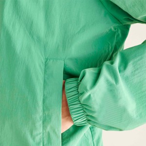 Unisex Lightweight <b>Nylon</b> Jacket - Waterproof and Windproof, Perfect for Outdoor Activities and Casual Wear - Product Image 6