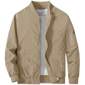 Custom Plus Size Men Bomber Jacket Wholesale Good Quality Men's Bomber Jacket Made in Pakistan Custom Shoulder Zip Pocket Patch - Product Image 5