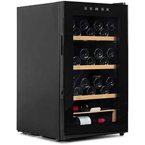 Vinoteca Cavanova V48 PRO, Enfriador de Vino Eléctrico Independiente de Acero Inoxidable para Uso Doméstico, Hotelero y Exterior, R600A, Color Negro - Product Image 1