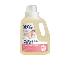 น้ำยาซักผ้า Clean People ปลอดภัยต่อเด็ก เป็นมิตรต่อสิ่งแวดล้อม ไม่มีน้ำหอม ขนาด 50 ออนซ์ ซักได้ 100 ครั้ง - Product Image 1