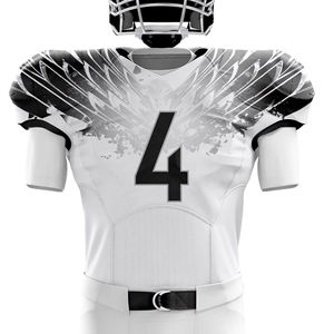 2025 nouveau maillot de Football américain personnalisé jeunesse de haute qualité chaude meilleure conception blanc Sublimation uniforme de Football américain - Product Image 5