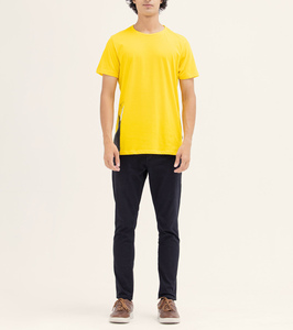Hombres de alta calidad de manga estrecha lavado ácido streetwear ropa personalizada impresión fabricación verano camiseta - Product Image 1