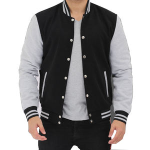 Vente en gros coupe ajustée veste Letterman hommes baseball logo personnalisé meilleure vente veste Letterman varsity work - Product Image 1