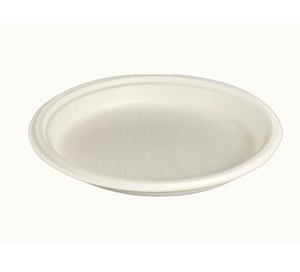 Placa redonda ecológica de 9 pulgadas de 225mm de diámetro con 18mm de profundidad, perfecta para servir comidas, aperitivos, uso doméstico y diario en la cocina - Product Image 4