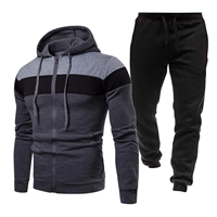 Logo personnalisé Survêtement Streetwear 100% Coton Survêtements Pour Hommes Séchage Rapide Courir En Plein Air Jogging Ensemble Léger