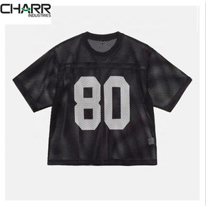 Camiseta Deportiva de Malla Transpirable Extra Grande Unisex de Alta Calidad Personalizada, Pantalones Cortos de Béisbol y Fútbol Estampados de Talla Grande, Camiseta Corta Cuadrada - Product Image 3