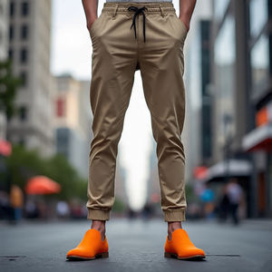 Pantalon de survêtement en nylon personnalisé pantalon de pluie pour homme pantalon coupe-vent pour homme pantalon de survêtement streetwear cargo coupe-vent - Product Image 3