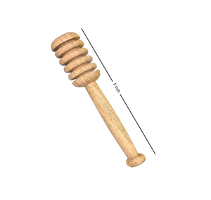 Palitos de cuchara de miel de madera, artículos de regalo para fiesta de cumpleaños, mini palitos de miel de calidad superior, logotipo personalizado - Product Image 3