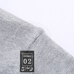 เสื้อสเวตเตอร์แฟชั่นผู้ชายสำหรับฤดูหนาวสีพื้นพิมพ์ลายแนวสตรีทแบบสวมหัวเทคนิคซักได้จากผู้ผลิต - Product Image 3