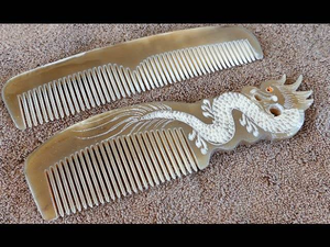 Peine Elegante de Cuerno de Búfalo y Buey Negro y Marrón con Diseño Plegable para Hombres Modernos, Uso en Salón, Fabricante y Proveedor Indio - Product Image 3