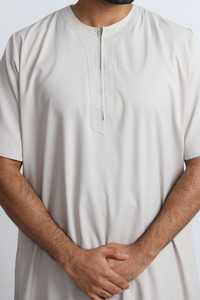 เสื้อคลุมผู้ชายแบบดั้งเดิมคุณภาพสูงพร้อมฮู้ด ทันสมัย สวมใส่สบาย ระบายอากาศได้ดี สไตล์ตะวันออกกลาง - Product Image 3