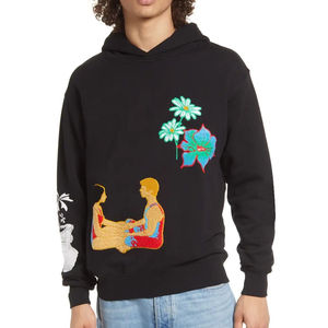 Sudaderas con Capucha Bordadas para Hombre, Diseño de Última Moda, 100% Algodón, Invierno, Alta Calidad, Transpirables, Cómodas, Manga Larga, Precio Razonable - Product Image 5