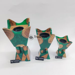 Quemador de Incienso Bakhoor Medkhan para Uso Religioso, Hecho a Mano en Madera de Pino India, para Todas las Temporadas - Product Image 6