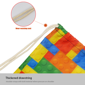 High Quality Customization Sport Gym Storage Drawstring Backpack Bag MaileLei Culture Design Cloth Pack Print on Demand - Product Image 6