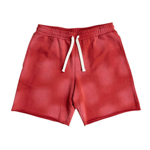 2025 Tùy Chỉnh Unisex Mùa Hè Mồ Hôi Quần Short Heavyweight % Cotton Thời Trang Đường Phố Cổ Điển Mặt Trời Faded Axit Rửa Quần Short - Product Image 5