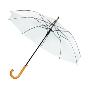 Parapluie promotionnel transparent personnalisé Murray, gadgets personnalisables - Product Image 1