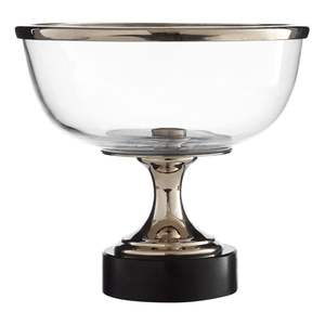 ชามสลัดทำจากแก้วแบบใช้แล้วทิ้งภาชนะชุบทองสำหรับงานเลี้ยง - Product Image 1