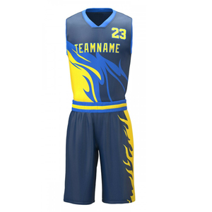 Uniforme de Baloncesto Sublimado de Secado Rápido, Ligero, Personalizado, Cómodo y Liso, en Oferta - Product Image 2