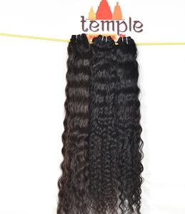 Paquete de templo indio 100% sin procesar, cutícula alineada, procesamiento químico, sin ondas profundas sueltas, venta al por mayor, extensiones de cabello humano - Product Image 6