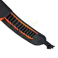 OEM Toptan 24 Döngülü Cordura Kartuş Kemeri Özelleştirilebilir 130 cm Siyah Turuncu Uzunlukta Nakışlı Cep Av Malzemeleri