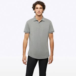 Polo de dobladillo curvo elegante para mujer, tela transpirable, ajuste cómodo, ideal para oficina y ocio, amplia gama de colores - Product Image 3