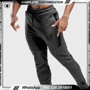 Fitness Sport Pantalons Hommes Jogger Pantalons De Survêtement Vente Chaude Hommes Running Zipper Poches Survêtement Pantalon - Product Image 4