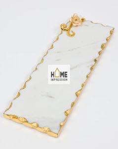 Marvelous thiết kế phục vụ đá cẩm thạch khay với xử lý Bộ đồ ăn khay cho Hot Bán nhà đồ dùng nhà bếp bằng đá cẩm thạch khay ở mức giá thấp - Product Image 2